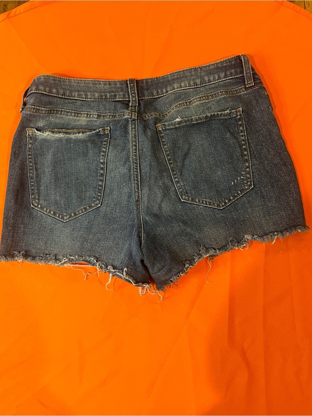 SO Faded Blue Distressed Denim Cutoff Shorts - Picture 11 of 13